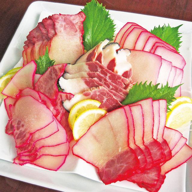 鯨ベーコン5種セット ヒゲくじら 畝須 本皮 皮須 潮吹き さえずり | 