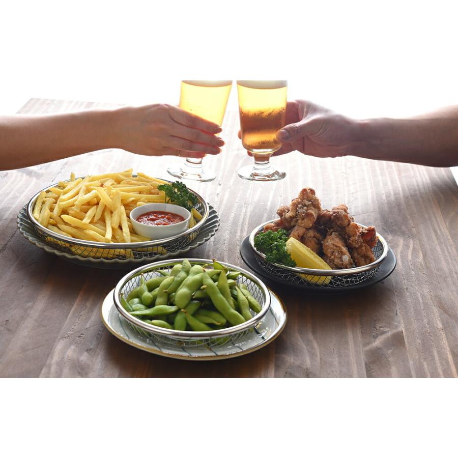 新潟県燕三条産 お皿のざる 3点セット 16cm 19cm 22cm ステンレス製 水切り 油切り ザル 網目 日本製 |  | 02