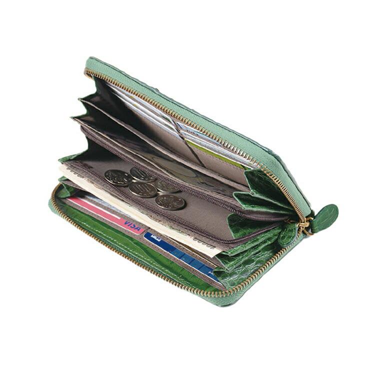 クロコダイルホーンバックラウンド長財布 送料無料 クロコダイルホーンバックラウンド長財布 : マックスレックス - 通販