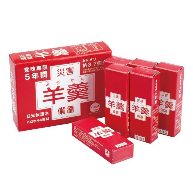 ようかん 非常食 非常用 保存食 災害備蓄ようかん 備蓄 災害 防災 食品 食料 携帯食品 賞味期限5年 長期保存 国内産 羊羹 6本入り×3箱 |  | 01