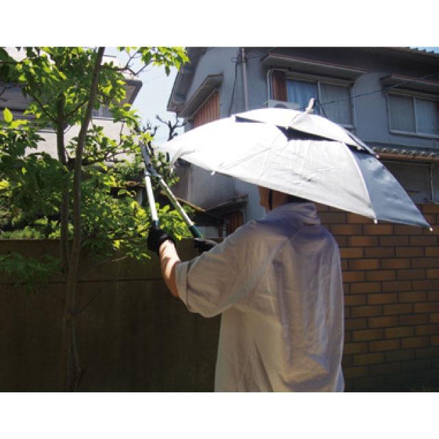 かぶる傘 2本組 日傘 かぶる 帽子の日傘 手ぶら傘 UVカット農作業 園芸 ガーデニング 釣り |  | 02