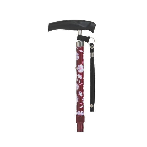 折りたためるあんしんステッキ 杖 つえ 折りたたみ 軽量 男女兼用 自立