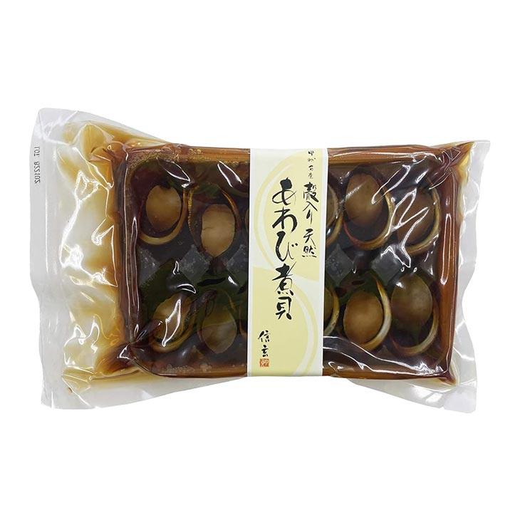 天然あわび煮貝 1袋 12粒 500g アワビ 鮑 あわび 醤油 味付け 煮貝 天然 殻入り 惣菜 常温 |  | 01