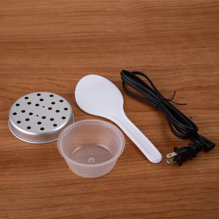 コンパクト炊飯器 クッカー ミニライスクッカー ARC-T2001/W/K コンパクト 炊飯器 半合炊き 2合炊き スロークッカー 一人暮らし タイマー機能付き レシピ付き | アルコレ | 05