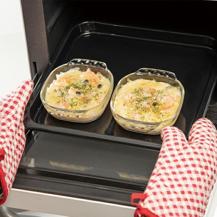 HARIO ハリオ 耐熱ガラス製トースター皿 3個セット 大×1 小×2 |  | 06