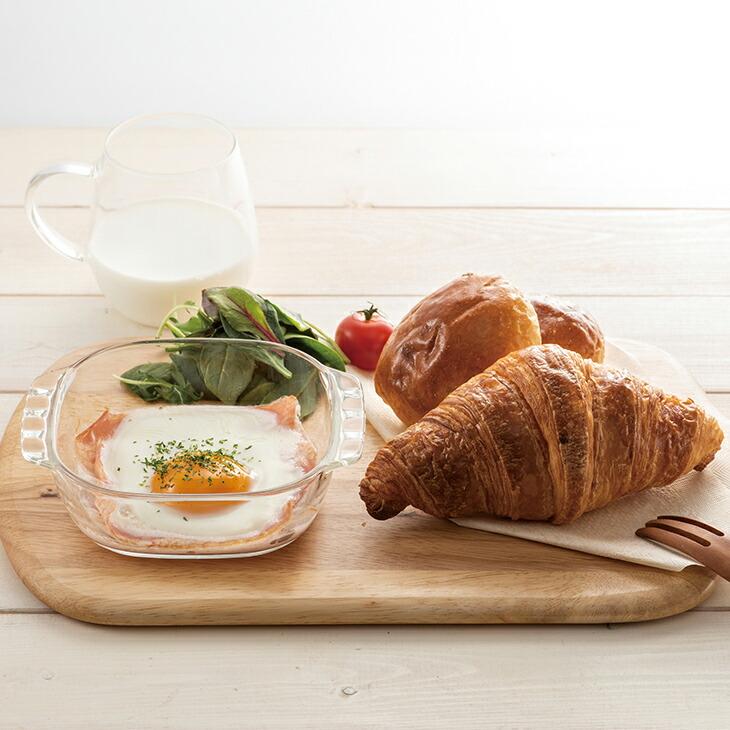 HARIO ハリオ 耐熱ガラス製トースター皿 3個セット 大×1 小×2 |  | 09