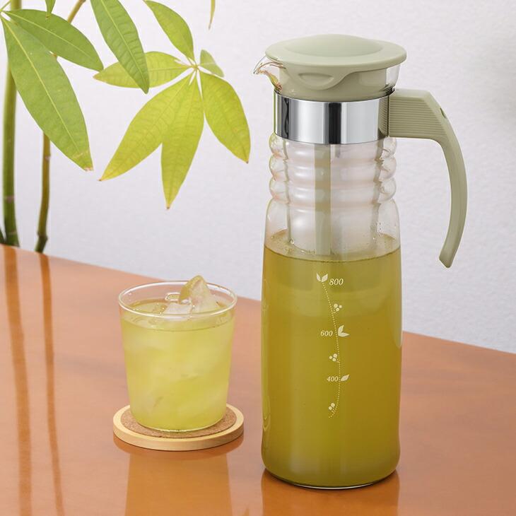 HARIO ハリオ かご網付き水出し茶ポット 1.2L |  | 09