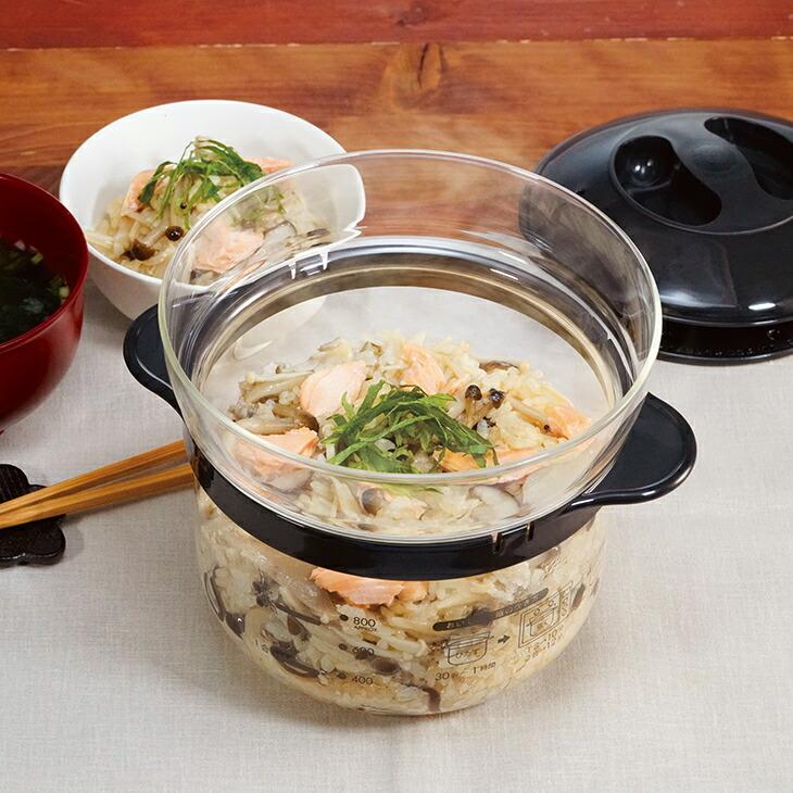 HARIO ハリオ ガラスのレンジご飯釜 1〜2合 代金引換不可 | HARIO | 03