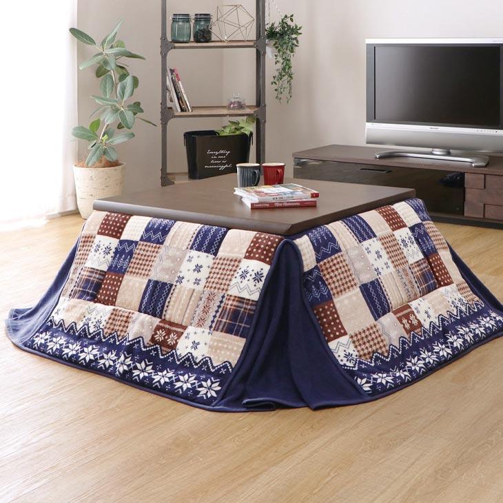 ノルディック柄省スペースこたつ布団 ロータイプ 180×220cm |  | 02