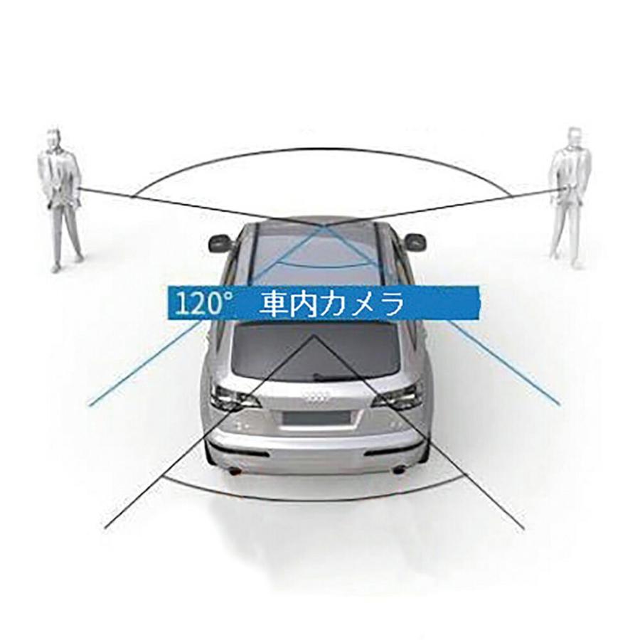 3画面同時記録 ドライブレコーダー 前後 カメラ リアカメラ 前方 後方