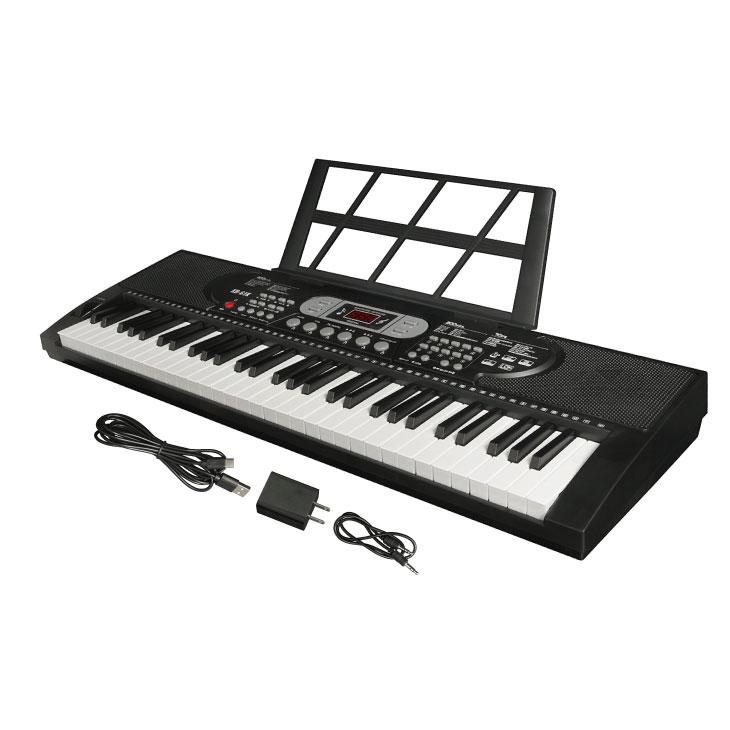 光った鍵盤をなぞるだけ ガイド機能付き 電子ピアノ 光る鍵盤