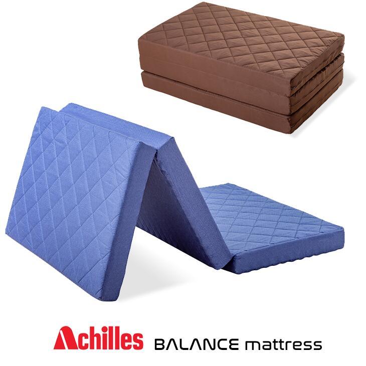 Achilles アキレス マットレス 三つ折り シングル 10cm厚 凸凹プロファイル加工 腰硬め バランスタイプ 三つ折りマットレス 日本製 |  | 04