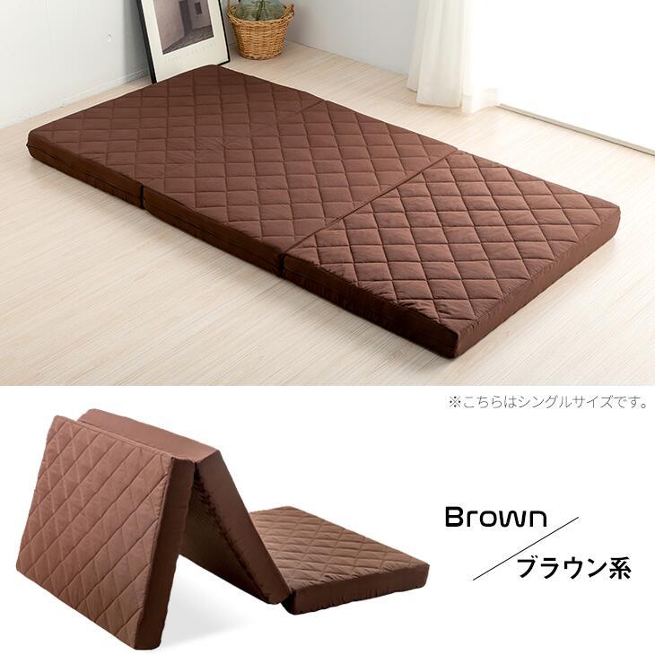 Achilles アキレス マットレス 三つ折り セミダブル 10cm厚 凸凹プロファイル加工 腰硬め バランスタイプ 三つ折りマットレス 日本製 |  | 02