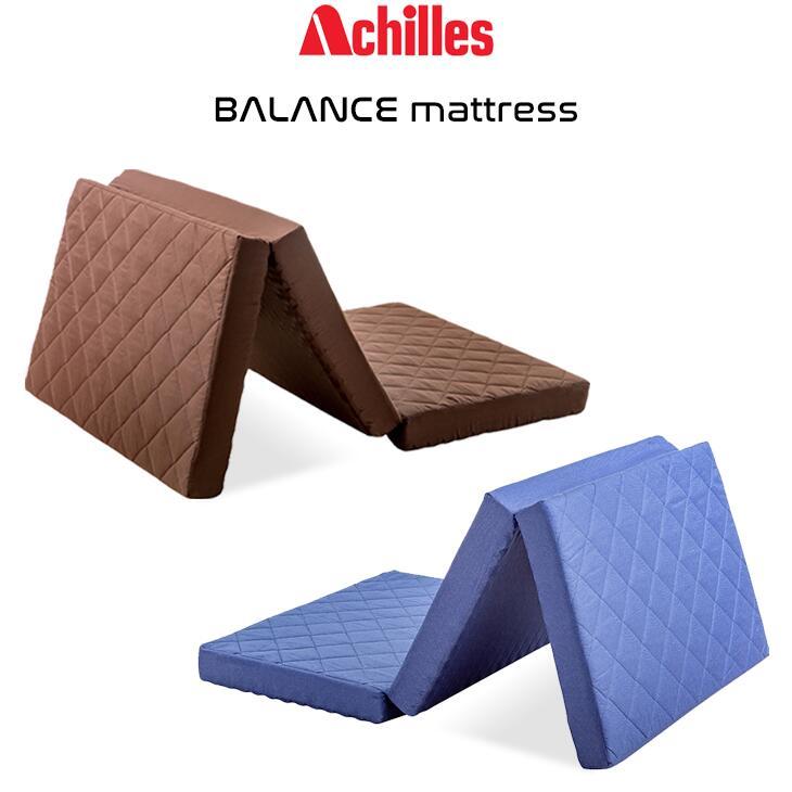Achilles アキレス マットレス 三つ折り ダブル 10cm厚 凸凹プロファイル加工 腰硬め バランスタイプ 三つ折りマットレス 日本製 |  | 16