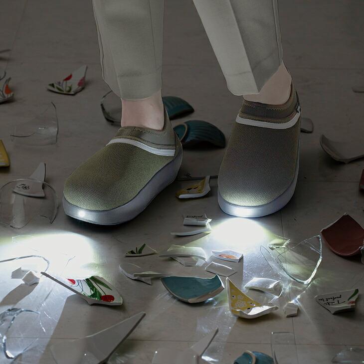 SONAENO 防災ライトルームシューズ 防災グッズ 防災スリッパ 避難用 スリッパ 多機能 防災用ルームシューズ LEDライト付き 光るルームシューズ |  | 04