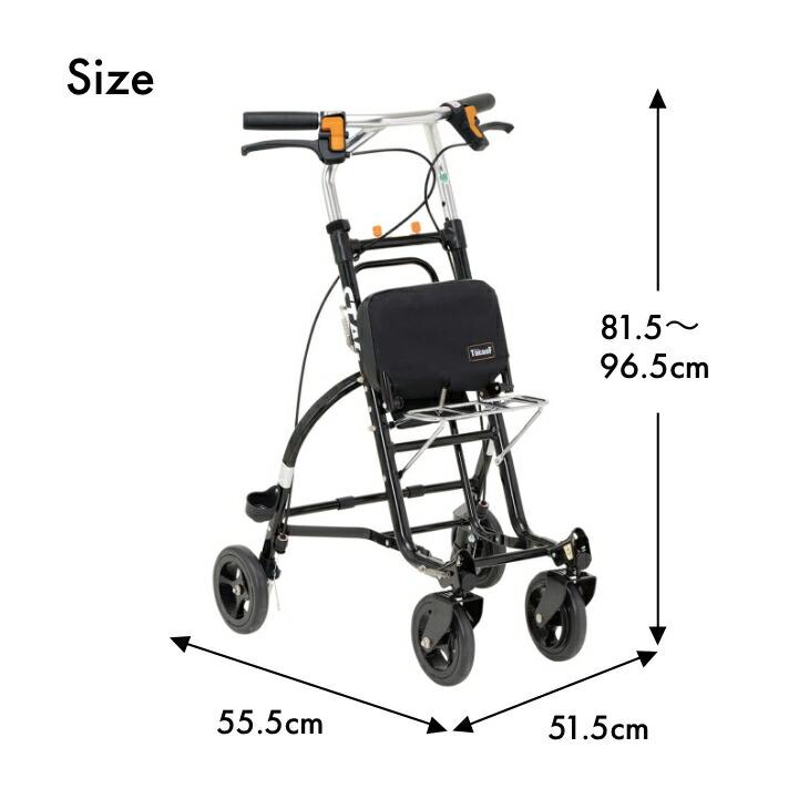 アルミ製シルバーカー スタッグ 高齢者 押し車 座れる |  | 01