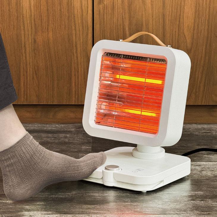 HIRO 足踏みスイッチヒーター 電気ストーブ ハロゲンヒーター HDL-5826