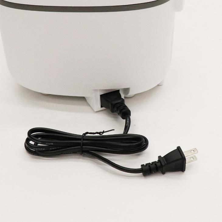炊飯器 コンパクトライスクッカー HK-CRC03WH 簡単 マイコン式 コンパクト 保温 炊飯予約 3合炊き | HIRO | 07