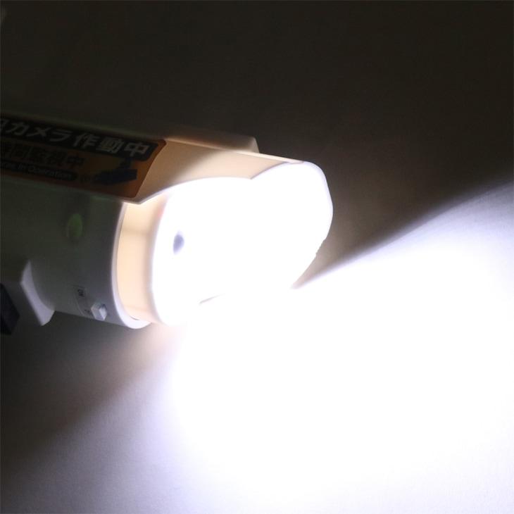 防犯カメラ ダミー 2個組 ソーラー充電式 防犯ダミーカメラライトII型 HDL-9672 人感センサーで光る 屋外 家庭用 | HIRO | 05