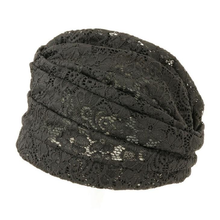 髪にやさしい内側シルクのレース帽子 |  | 12