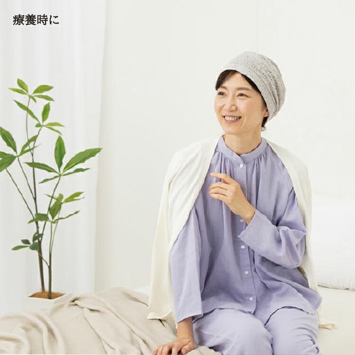 髪にやさしい内側シルクのレース帽子 |  | 08