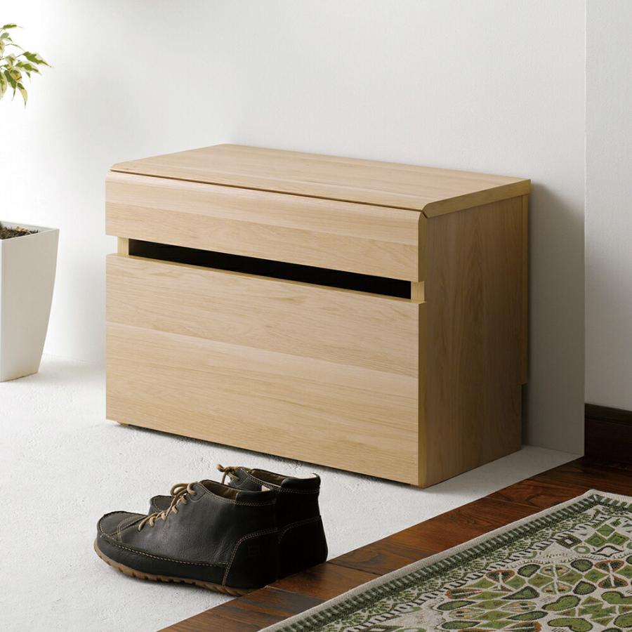 ベンチボックス 小 ナチュラル 収納 収納台 キャスター付き おしゃれ | 