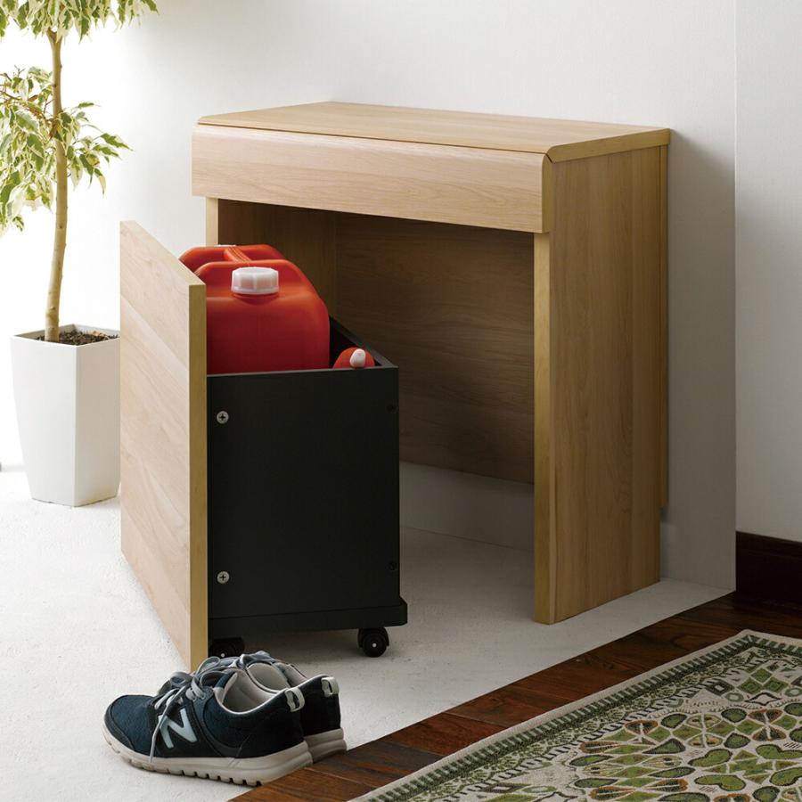 ベンチボックス 大 ナチュラル 収納 収納台 キャスター付き おしゃれ | 