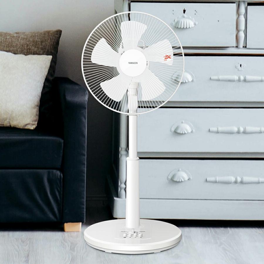 ヤマゼン リビング扇風機 ホワイト | 山善