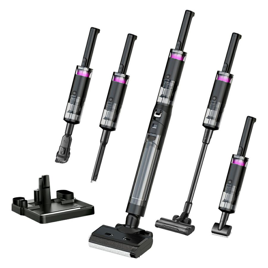 コードレス水拭き掃除機 スペシャルセット ブラック | SOUYI | 01