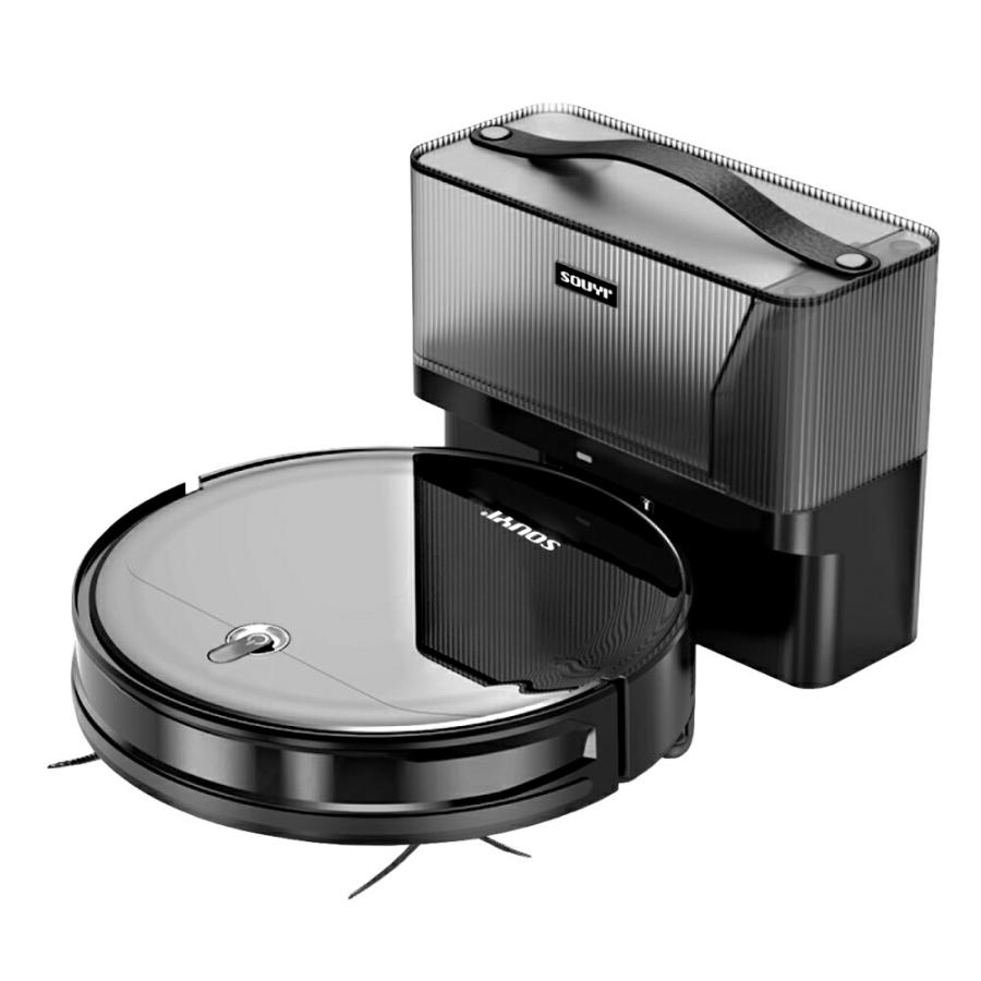 自動収集機能付き ロボット掃除機 ブラック Black Hole SOUYI | SOUYI
