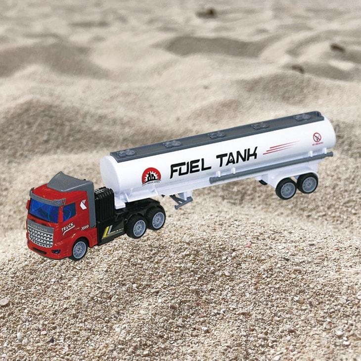 ラジコントレーラー タンクローリー車 ホワイト×レッド | 