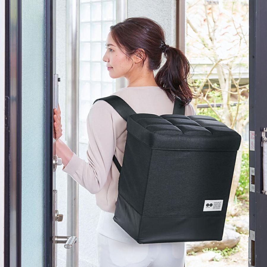 座れる玄関 防災バッグ COGIT 撥水 大容量24リットル リュック スツール |  | 07