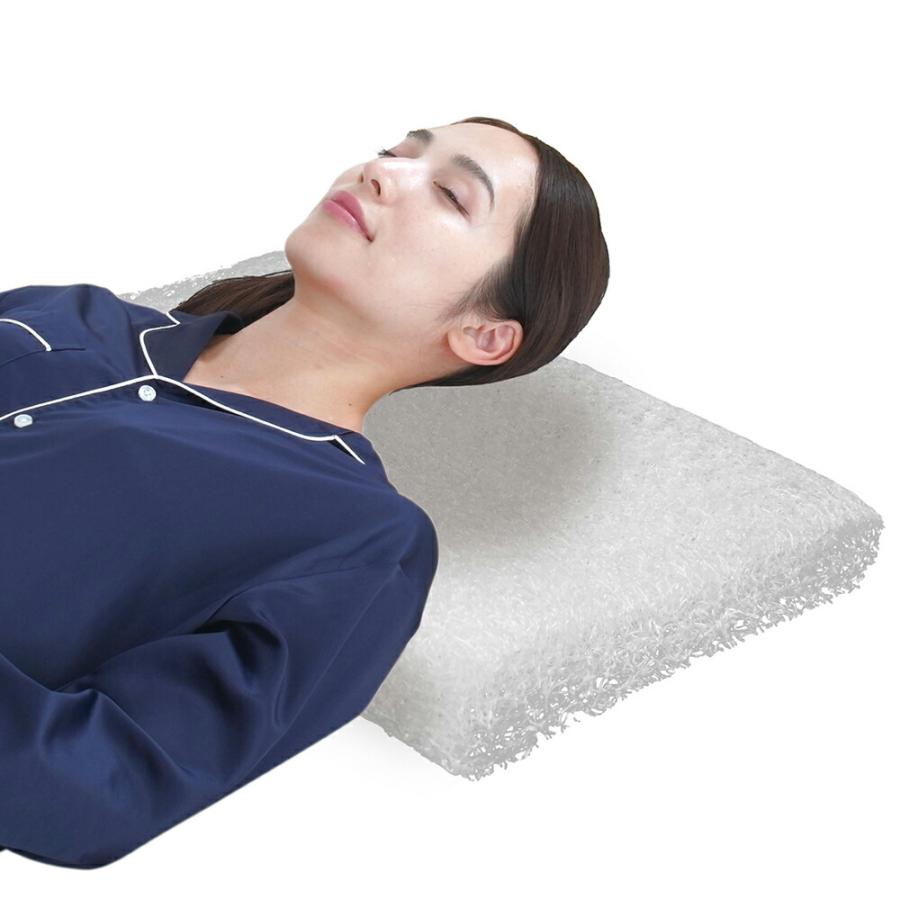 空気の上で眠るまくら Air Sleep Pillow 高さ調節 枕 まくら ピロー makura 通気性 ファイバー ウェーブ 水洗い 洗える |  | 02