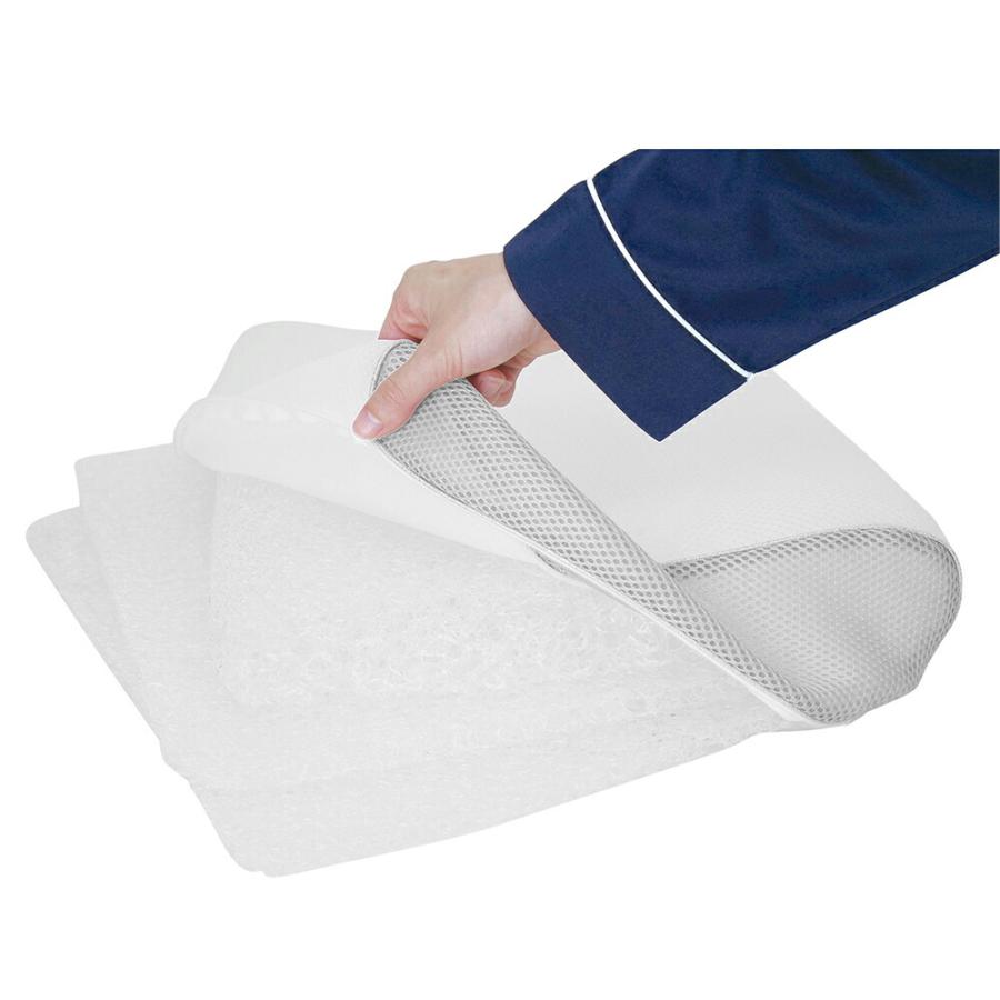 空気の上で眠るまくら Air Sleep Pillow 高さ調節 枕 まくら ピロー makura 通気性 ファイバー ウェーブ 水洗い 洗える |  | 06