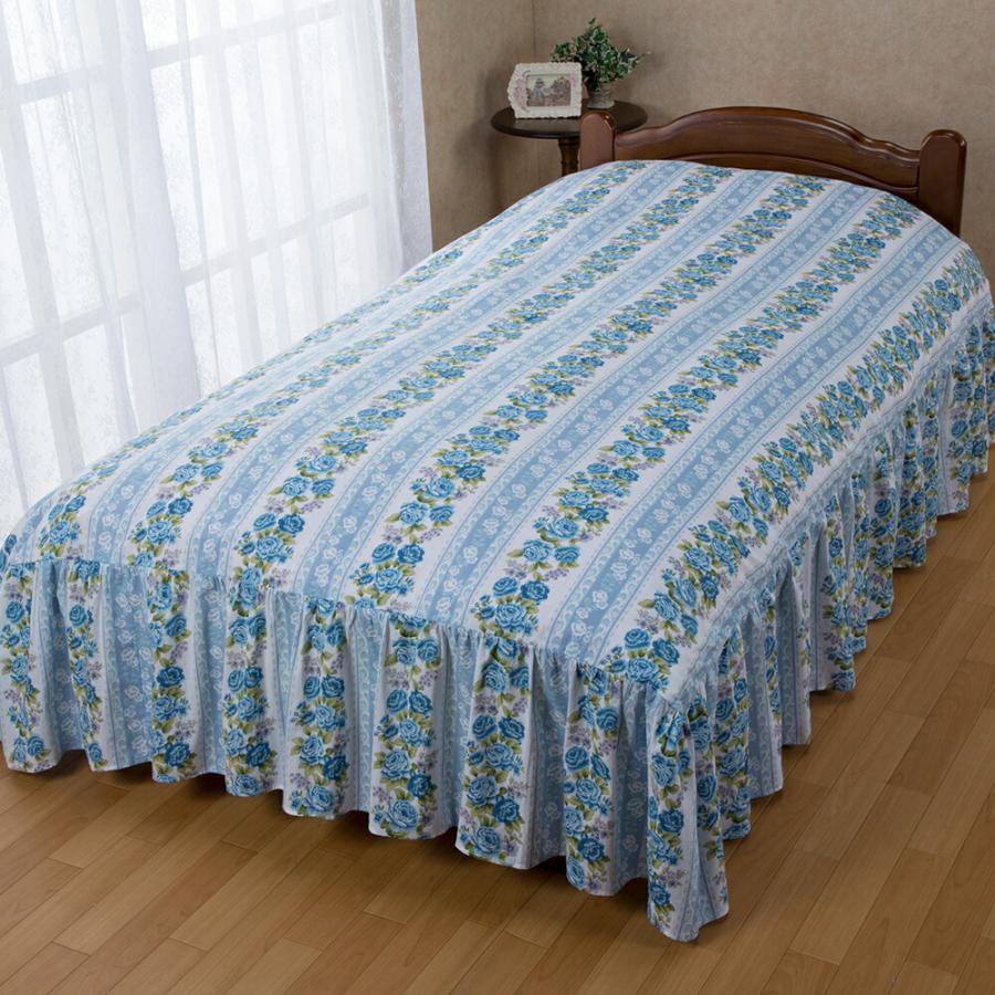 ベッドふとんカバー シングル 花柄フリル付き 布団カバー ベッドカバー 花柄 フリル 抗菌 防臭 綿100% 洗える ズレ防止 ファスナー 寝具 |  | 01