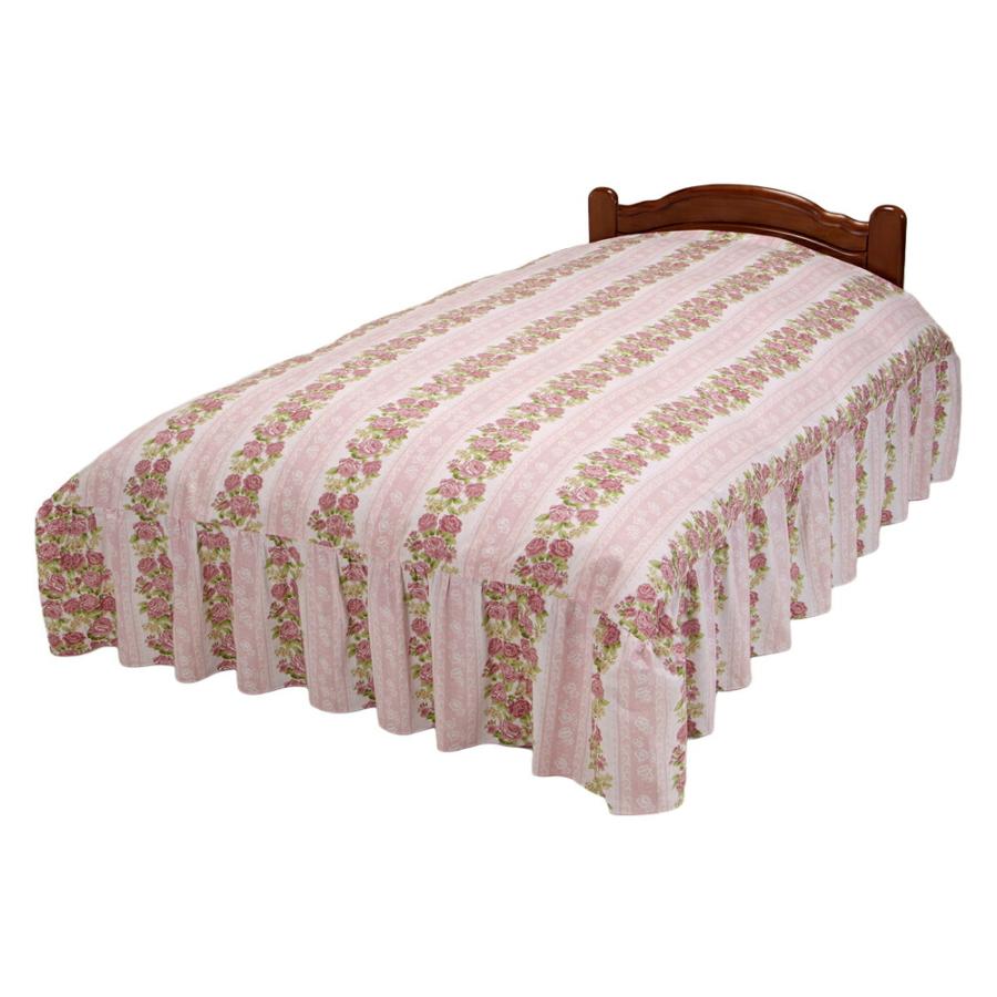 ベッドふとんカバー シングル 花柄フリル付き 布団カバー ベッドカバー 花柄 フリル 抗菌 防臭 綿100% 洗える ズレ防止 ファスナー 寝具 |  | 02