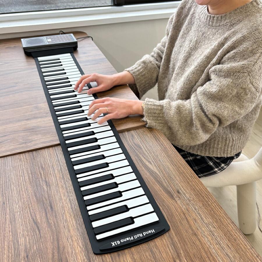 61鍵　折り畳み　電子ピアノ Amazon | Btuty 61鍵折りたたみ式電子ピアノ 多機能電子ピアノ