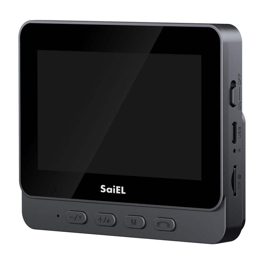 最新型 録画機能付きテレビ ドアホン インターフォン 玄関 カメラ 映像 ビデオ 液晶 充電式 防犯 |  | 01