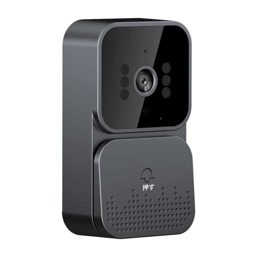 最新型 録画機能付きテレビ ドアホン インターフォン 玄関 カメラ 映像 ビデオ 液晶 充電式 防犯 |  | 02