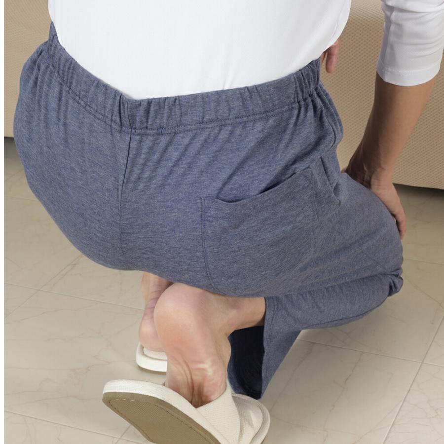 紳士綿混やわらか長袖ホームウエア 2色組 杢グレー・杢ネイビー メンズ パジャマ ルームウェア ホームウェア 長袖 綿混 部屋着 紳士 男性 上下セット |  | 11