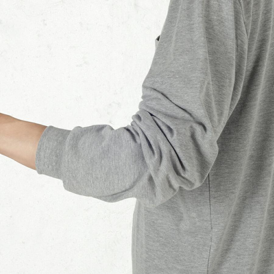 紳士綿混やわらか長袖ホームウエア 2色組 杢グレー・杢ネイビー メンズ パジャマ ルームウェア ホームウェア 長袖 綿混 部屋着 紳士 男性 上下セット |  | 08