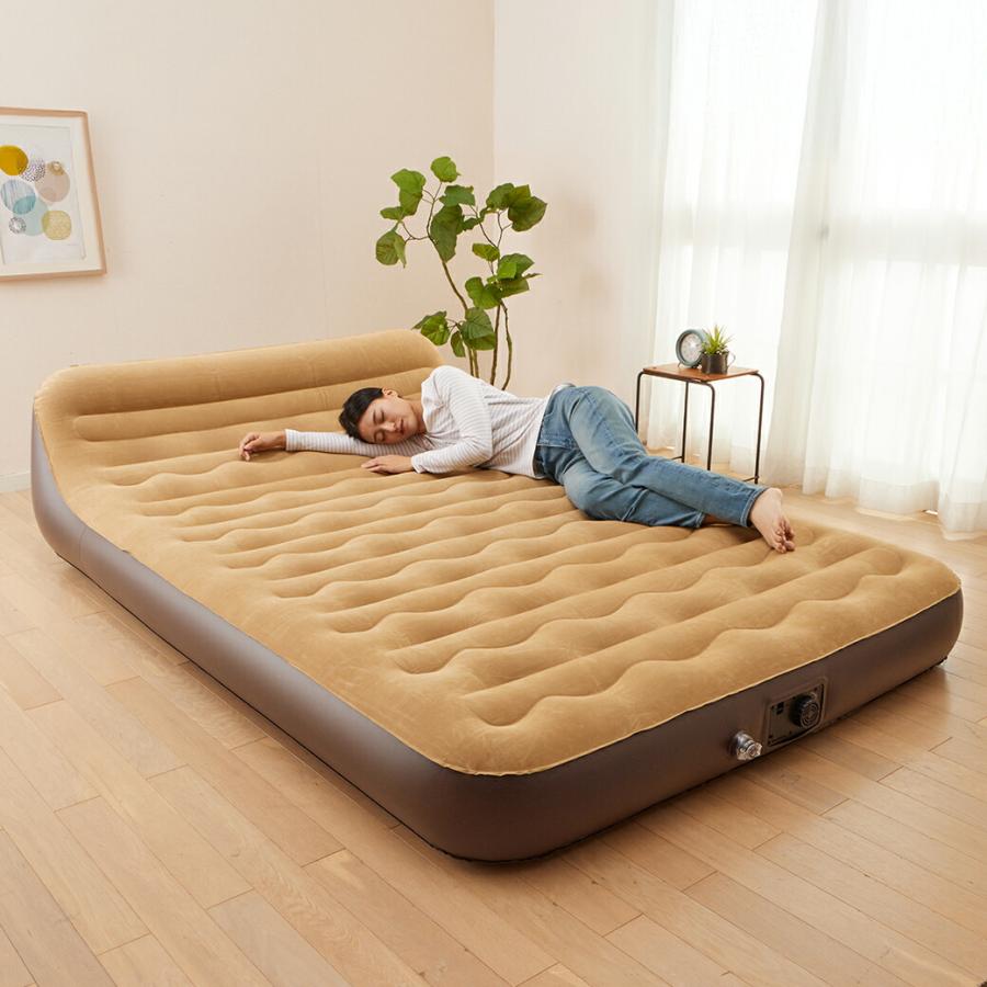 エアーベッド ワイドサイズ ロータイプ 電動 背もたれ付き エアベッド 簡易ベッド 来客用 ソファ代わり アウトドア キャンプ 車中泊 コンパクト 収納 |  | 01