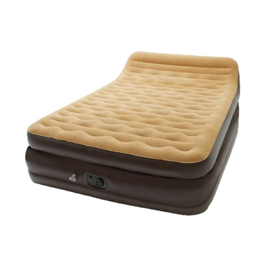 エアーベッド ワイドサイズ 電動 ハイタイプ 背もたれ付き エアベッド 簡易ベッド 来客用 ソファ代わり マット厚43cm コンパクト 収納 | 