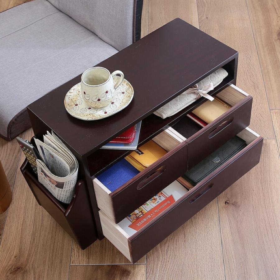 サイドワゴン コンパクト こたつ 座椅子 和室 リビング 収納 桐製 キャスター付き ミニワゴン ソファ横 リモコンラック ちょい置き ナイトテーブル |  | 02