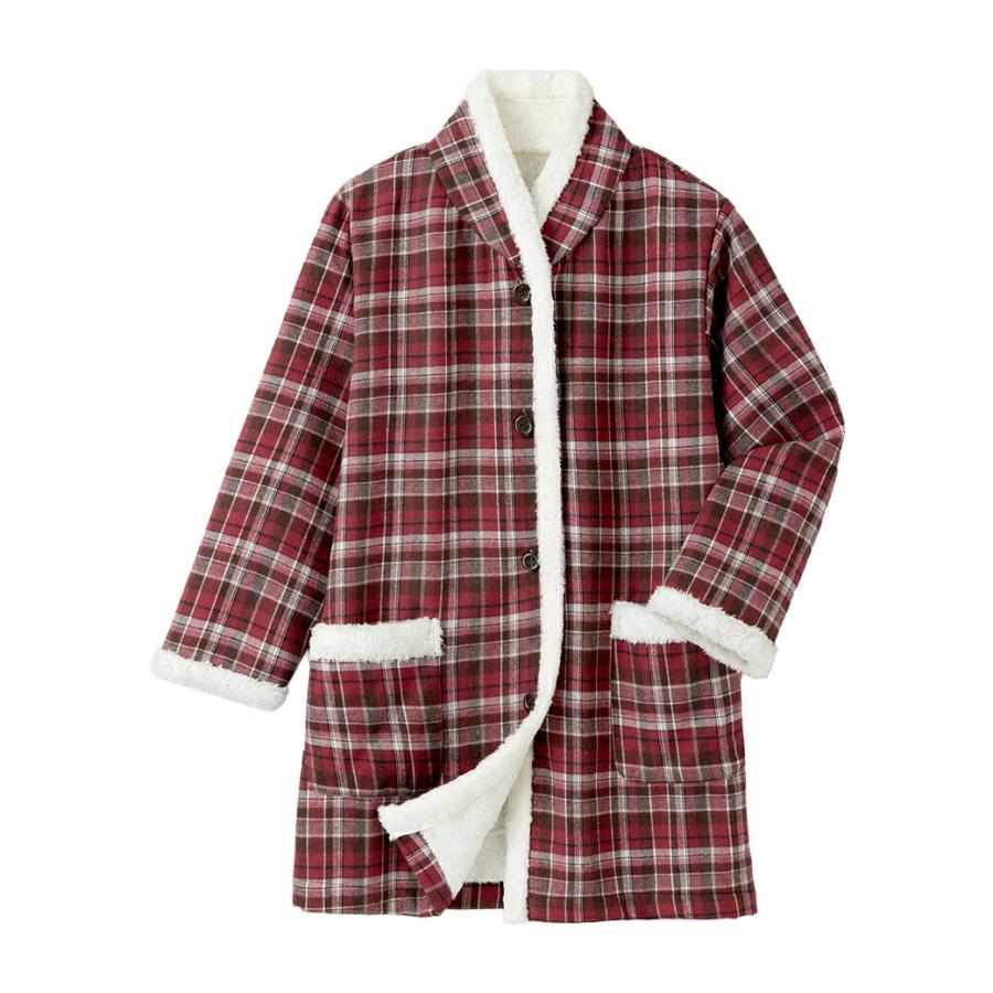 裏ボア使いホームジャケット あったか 冷え対策 部屋着 メンズ レディース 防寒 モコモコ ボア |  | 03