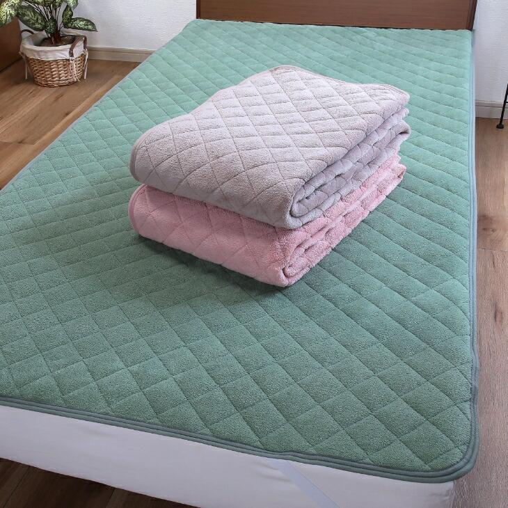 あったか敷パット3色組 敷きパッド シングル 3色組 フランネル あったか 暖かい 冬 敷パッド ベッドパッド とろける 肌触り 洗える 敷布団 マットレス 冷え対策 |  | 07