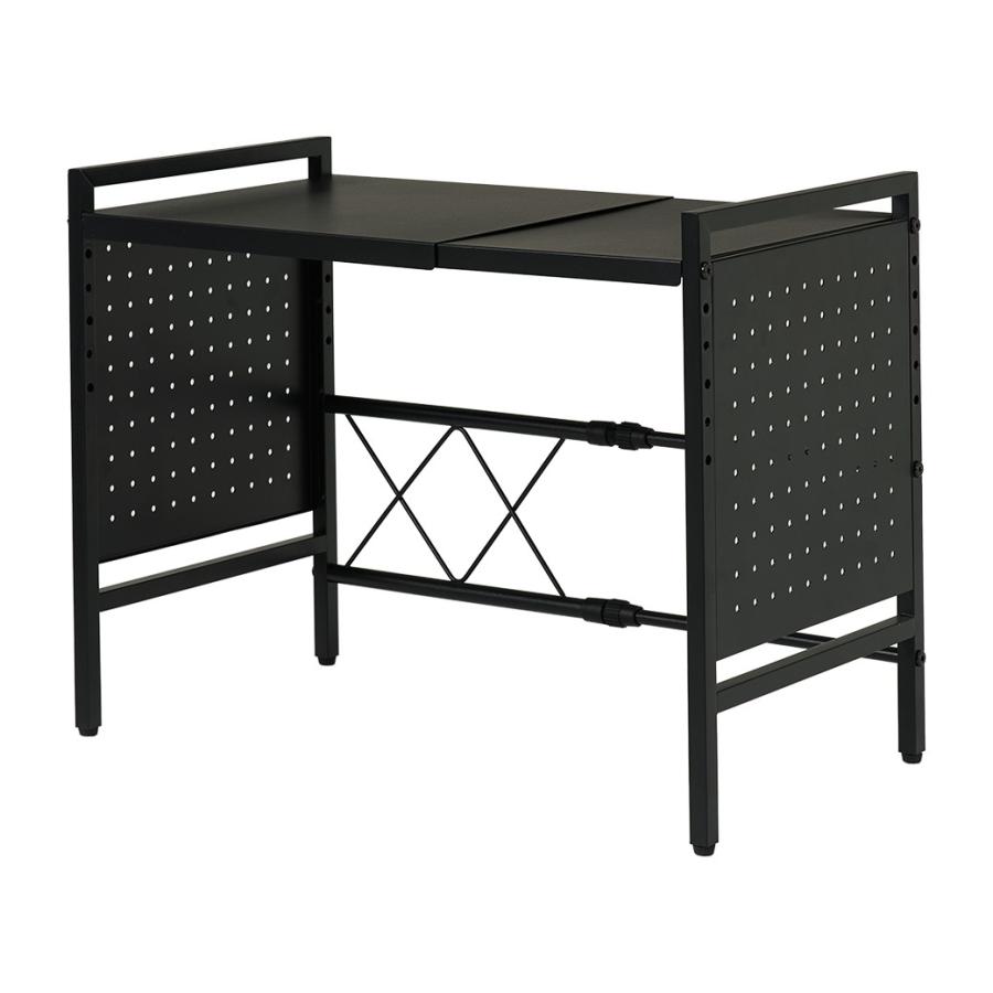 伸縮 レンジ上ラック 1段 卓上 KR-3751 キッチン ラック |  | 01