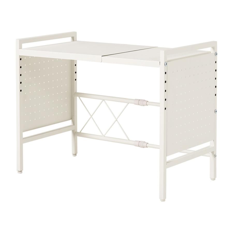 伸縮 レンジ上ラック 1段 卓上 KR-3751 キッチン ラック |  | 02