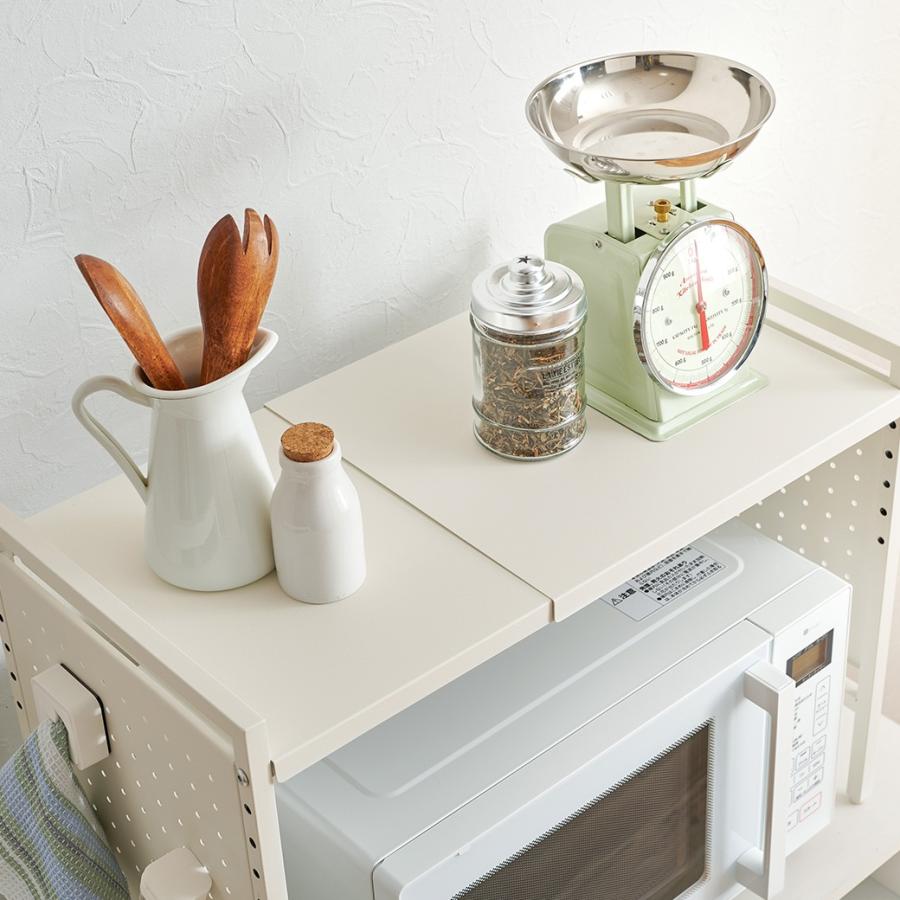 伸縮 レンジ上ラック 1段 卓上 KR-3751 キッチン ラック |  | 04