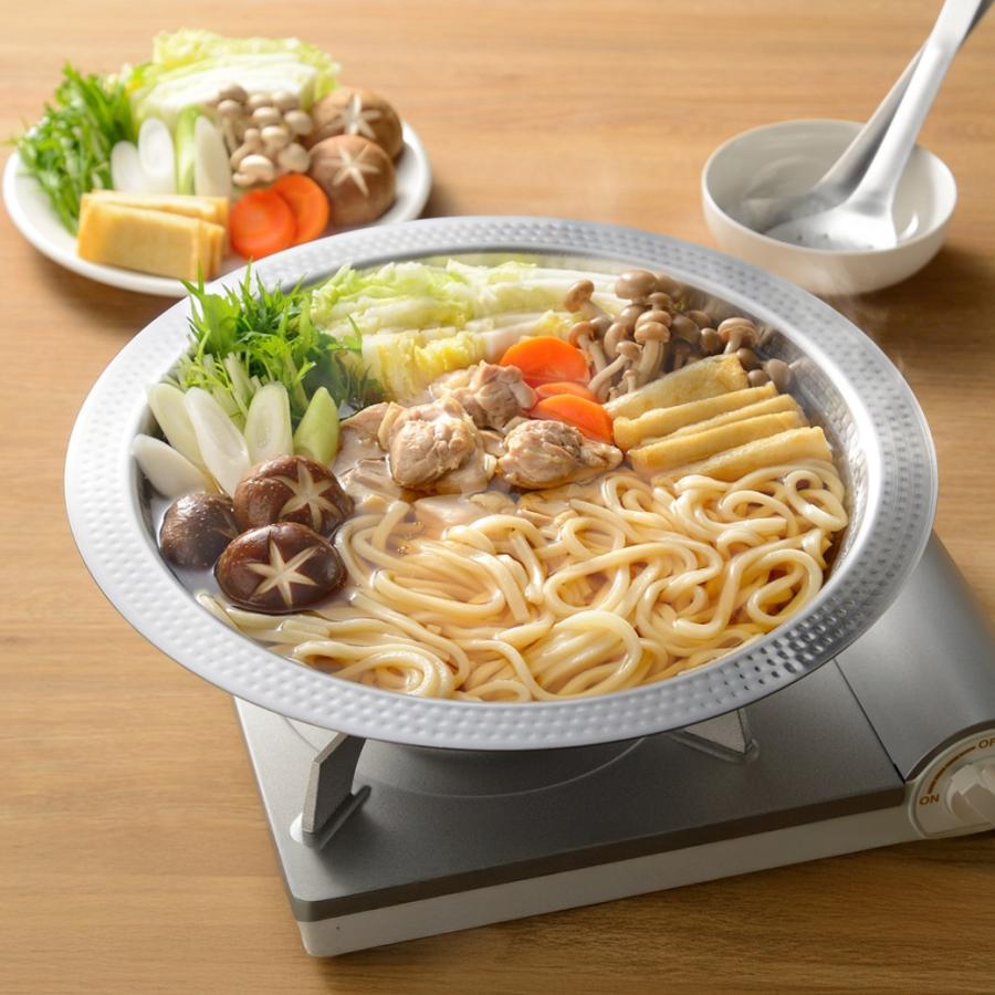 ステンレスしゃぶしゃぶ亭寄せ鍋 新品 鍋 IH対応 よせしゃぶ鍋 26cm 蒸し器付 日本製 ステンレス